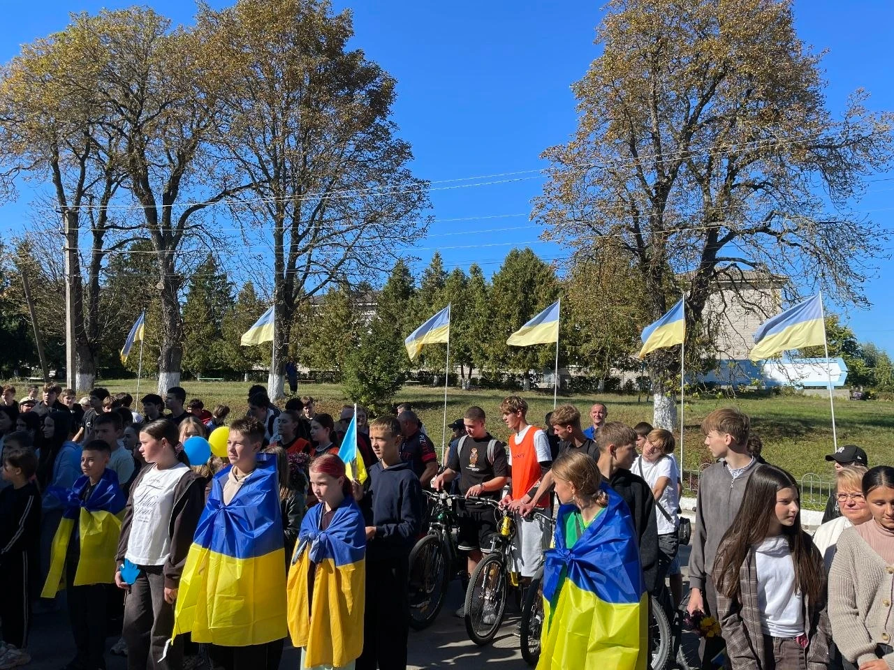 У Гармаках зустріли учасників велозабігу на честь полеглих Захисників України