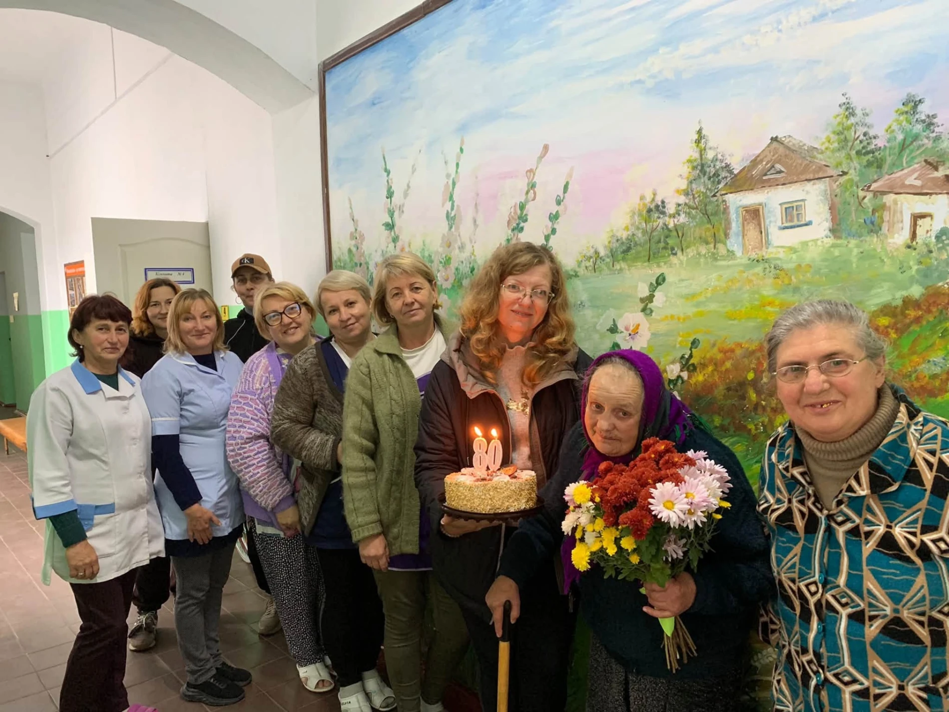 У Барській громаді 80-річний ювілей відзначила мешканка відділення «Милосердя»