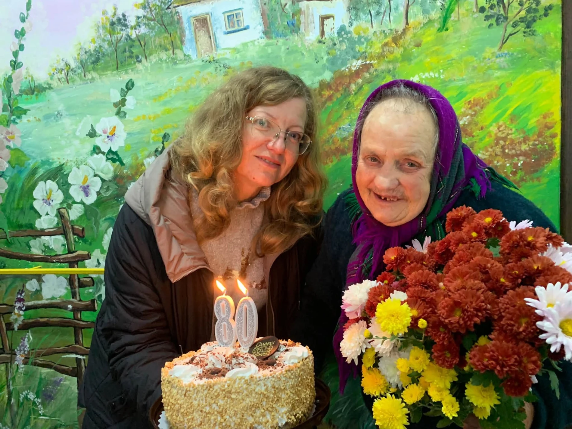У Барській громаді 80-річний ювілей відзначила мешканка відділення «Милосердя»