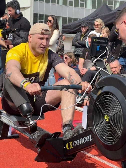 Геннадій Керничний під час змагань  
