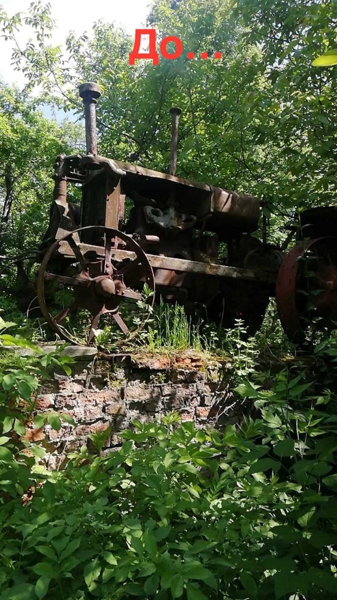 В Барському коледжі після півстоліття тиші ожив раритетний трактор «Універсал»