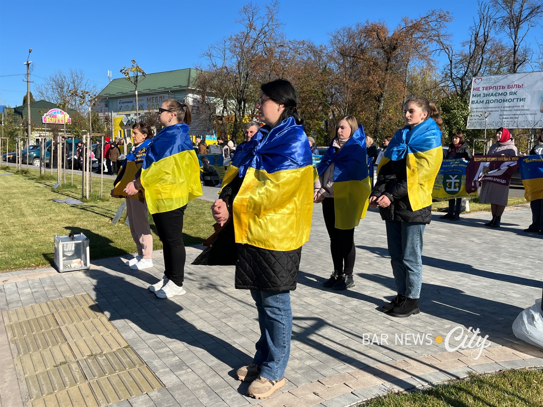 У Барі відбулася акція на підтримку безвісти зниклих і полонених захисників