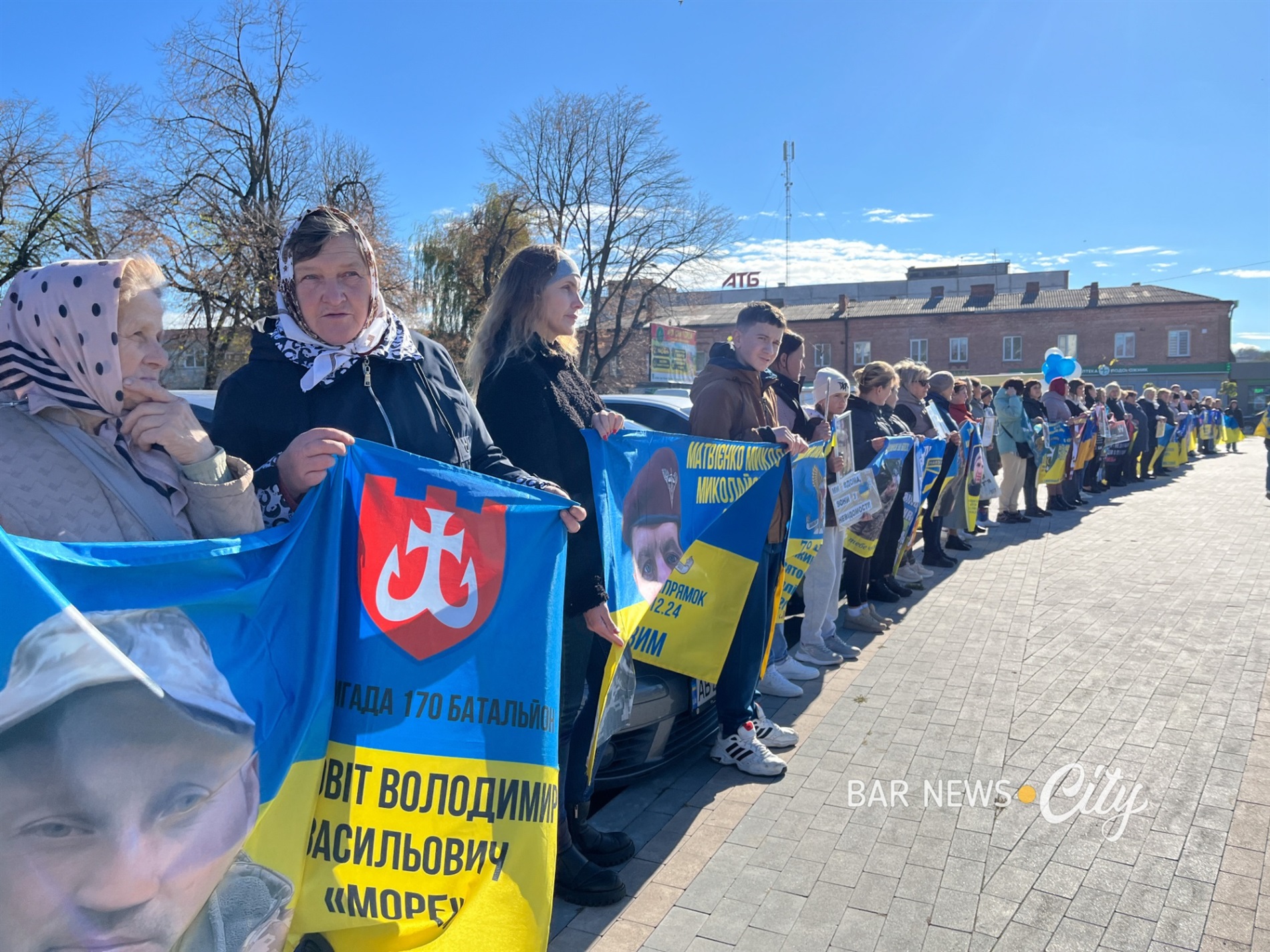 У Барі відбулася акція на підтримку безвісти зниклих і полонених захисників
