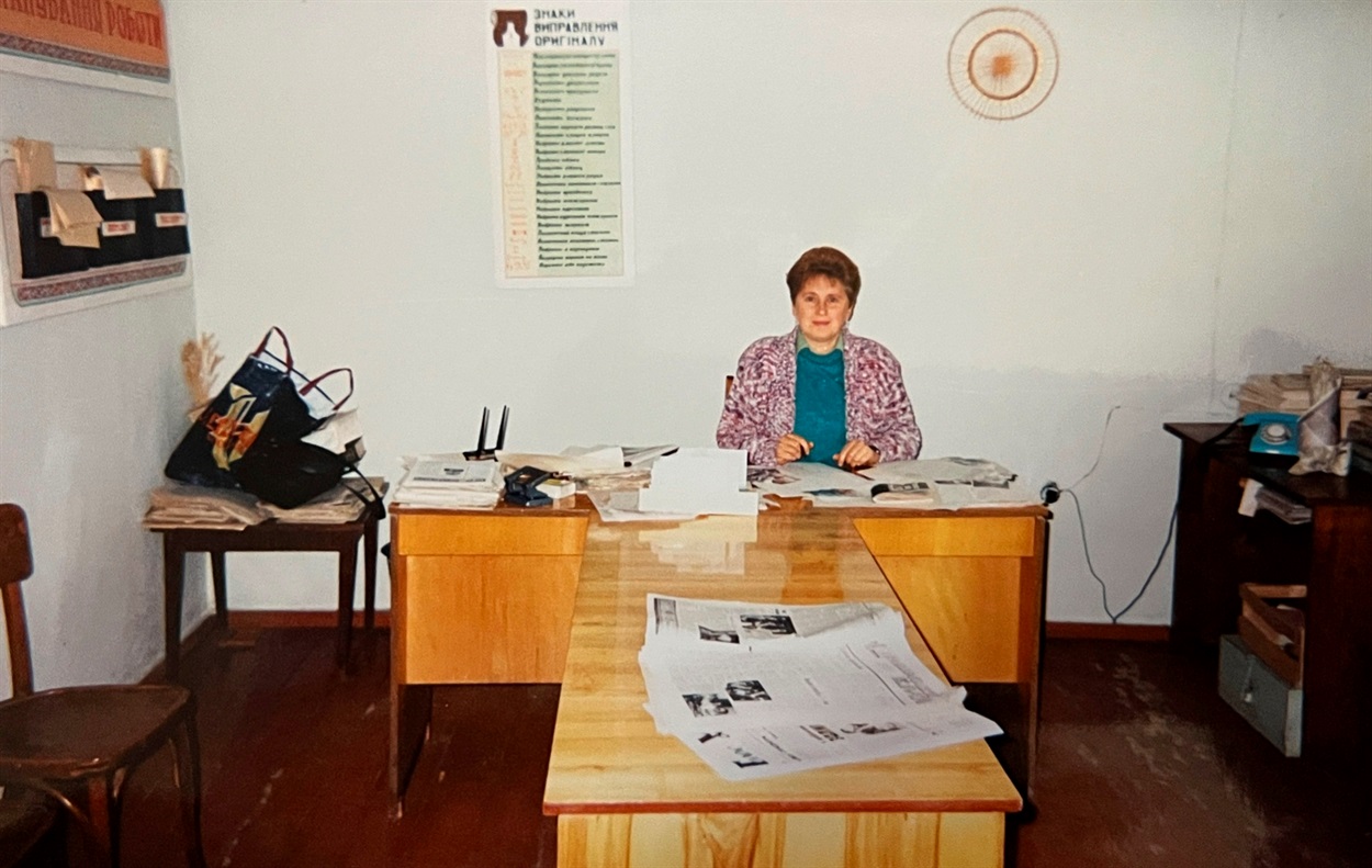 Тамара Шаворська, редакторка газети "Подільський край"  