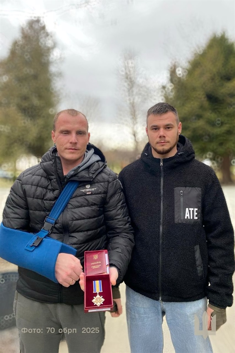 Солдата Юрія Ткача нагородили орденом «За мужність» III ступеня
