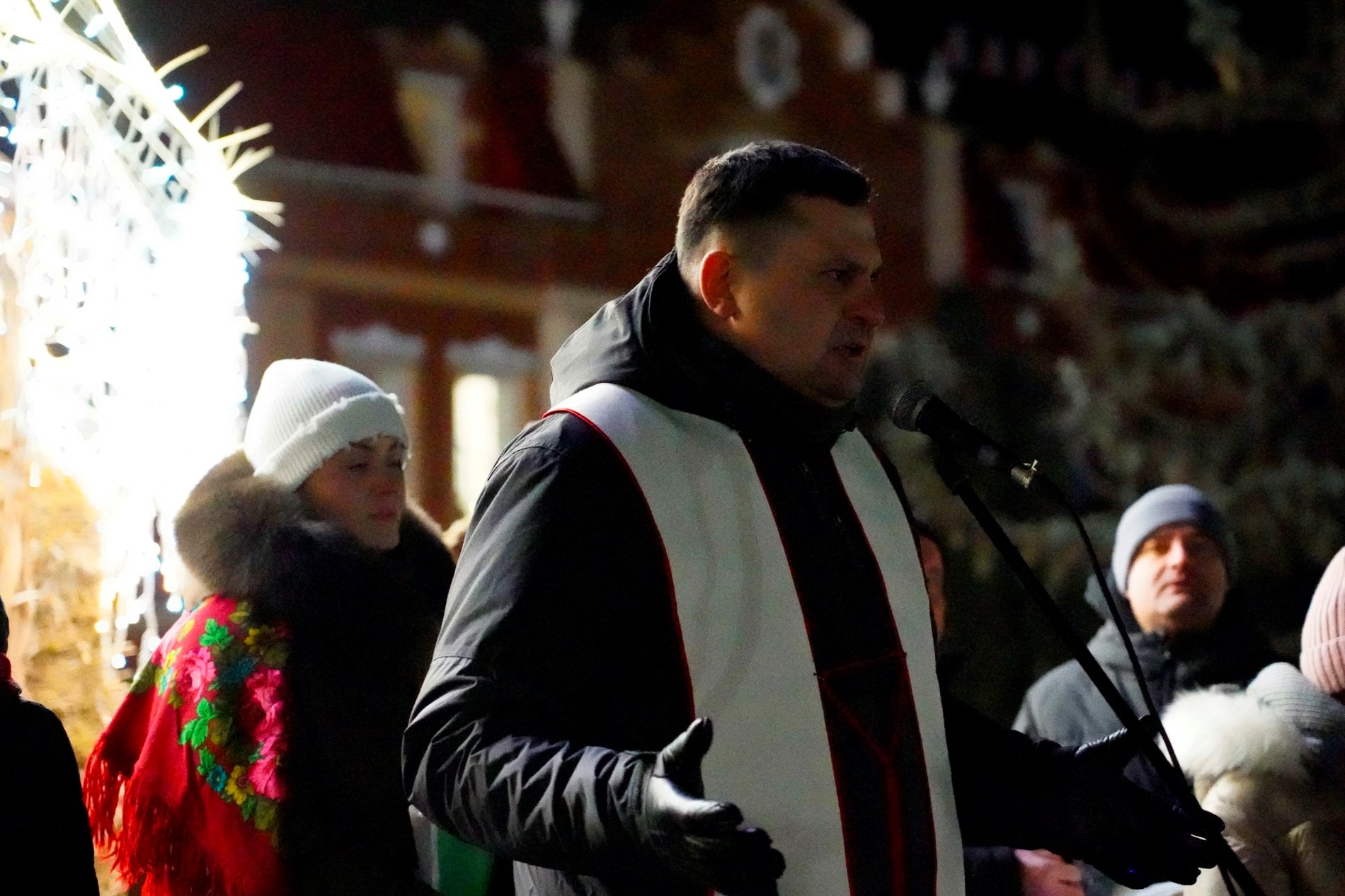 У Барі біля різдвяного вертепу відбулася спільна молитва за мир і святкова коляда