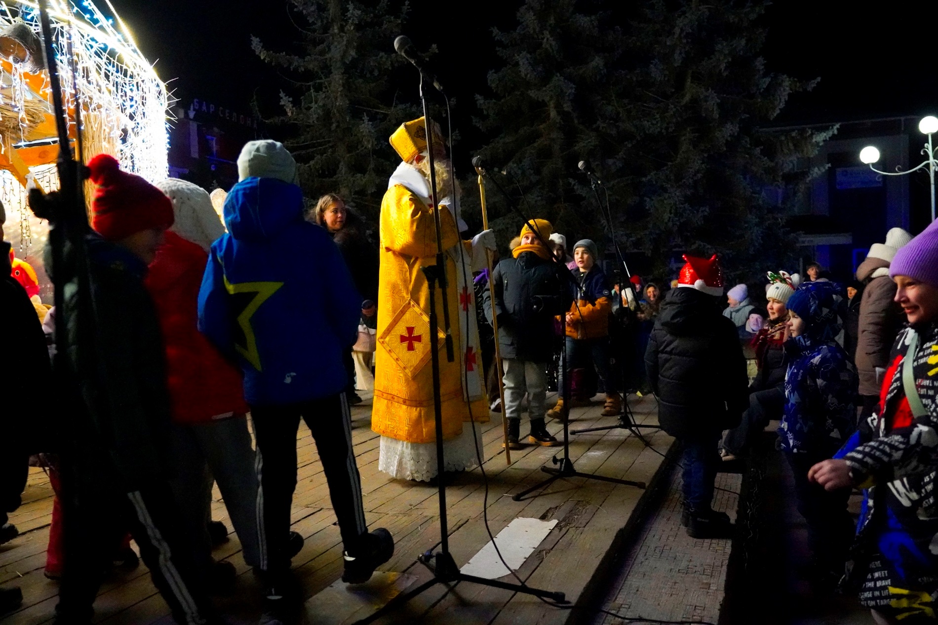 У Барі біля різдвяного вертепу відбулася спільна молитва за мир і святкова коляда