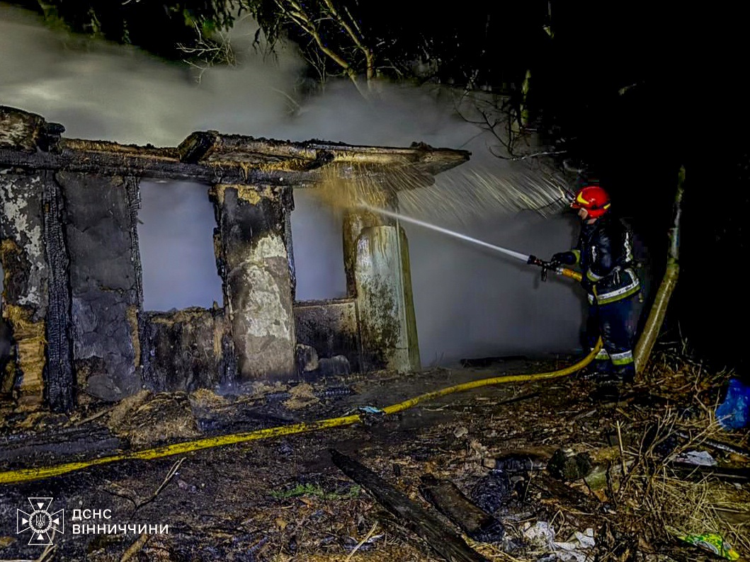 На Вінниччині за добу сталося 15 пожеж. Дві з них - в Барській громаді