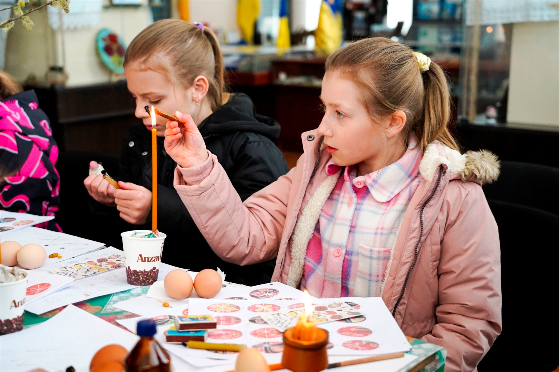 Писанки і перший досвід: у Барському музеї провели великодній майстер-класи для дітей
