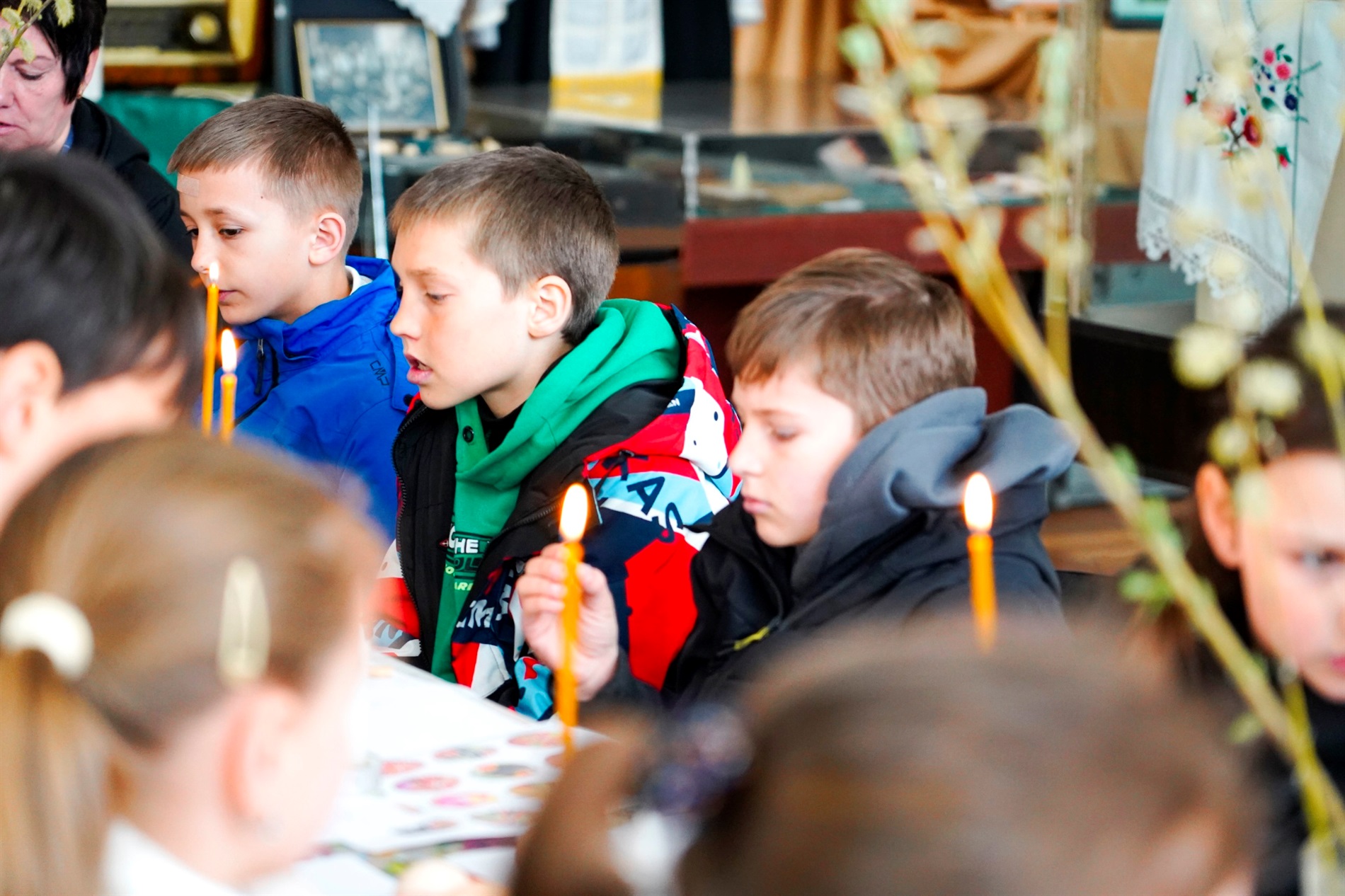 Писанки і перший досвід: у Барському музеї провели великодній майстер-класи для дітей