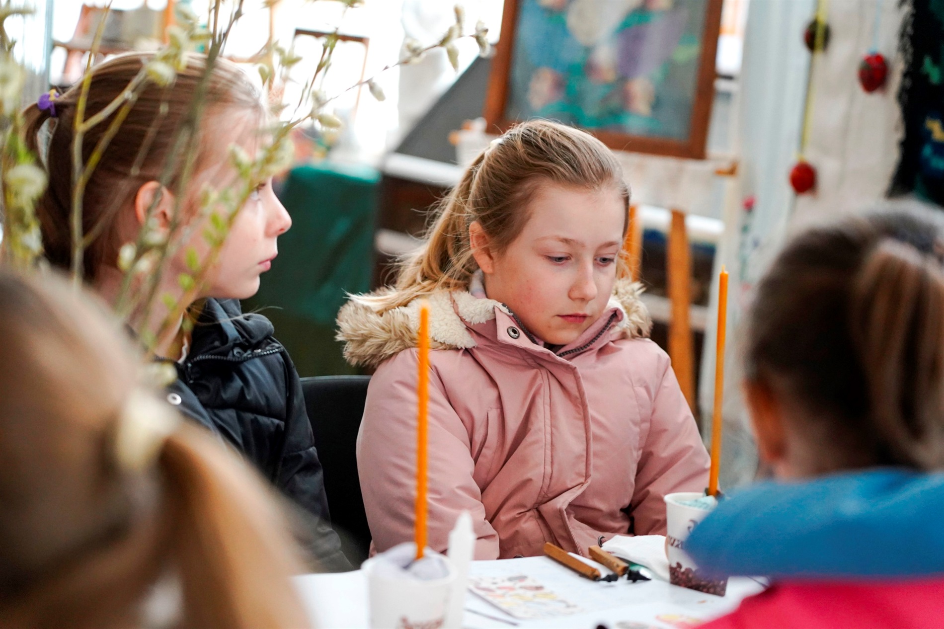 Писанки і перший досвід: у Барському музеї провели великодній майстер-класи для дітей