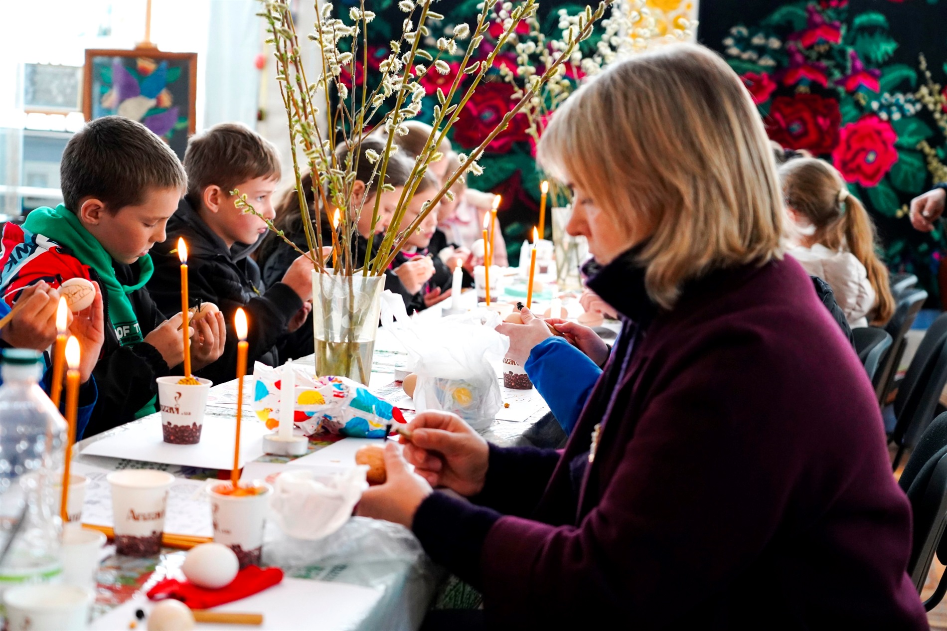 Писанки і перший досвід: у Барському музеї провели великодній майстер-класи для дітей