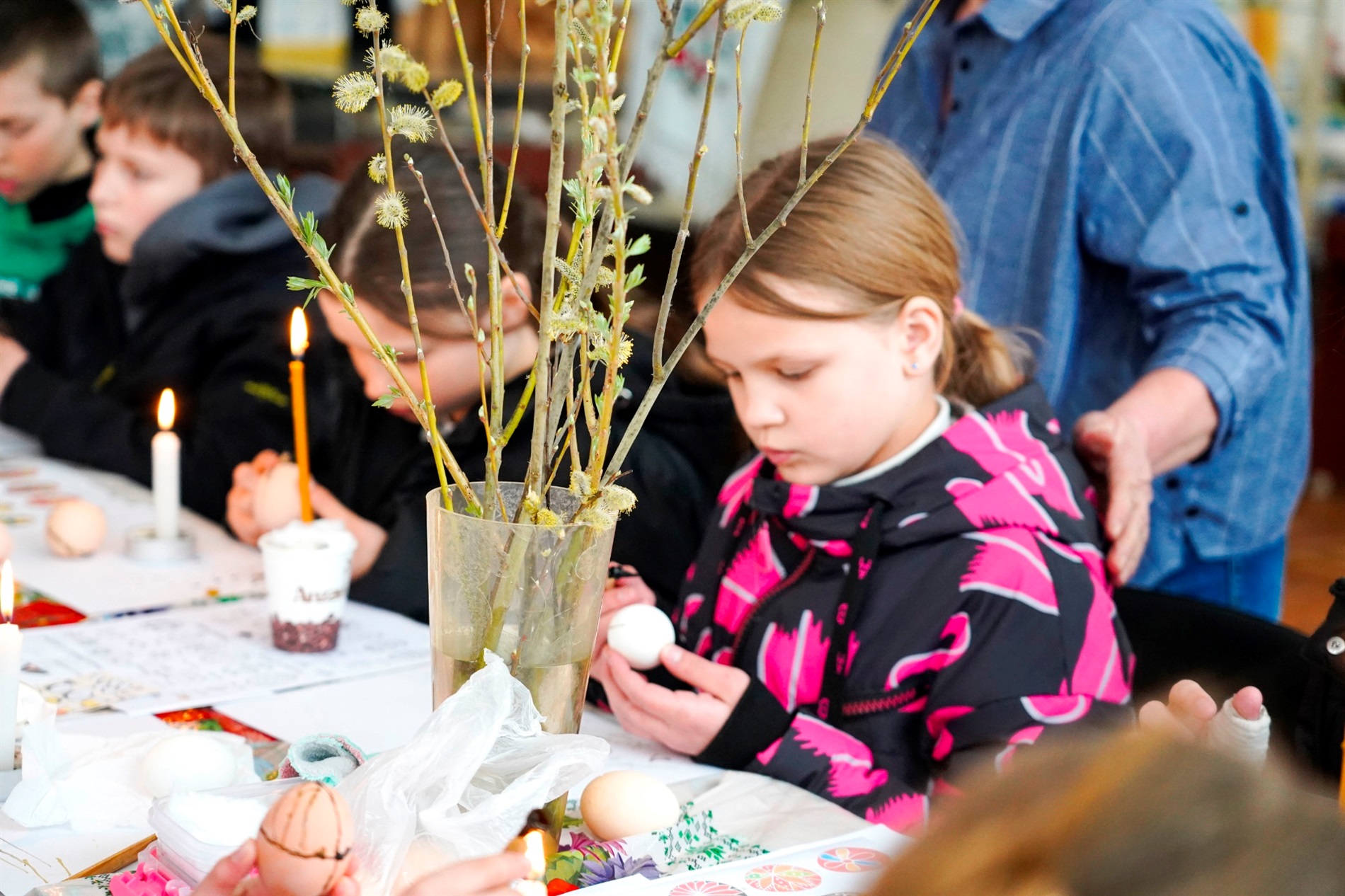Писанки і перший досвід: у Барському музеї провели великодній майстер-класи для дітей
