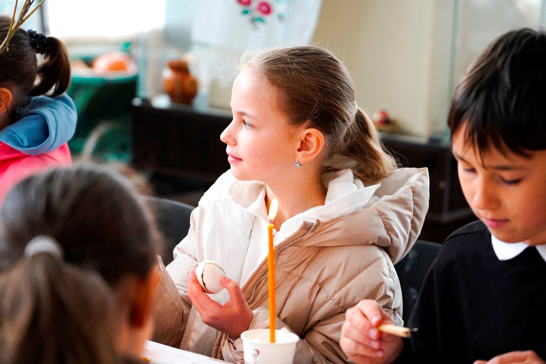 Писанки і перший досвід: у Барському музеї провели великодній майстер-класи для дітей