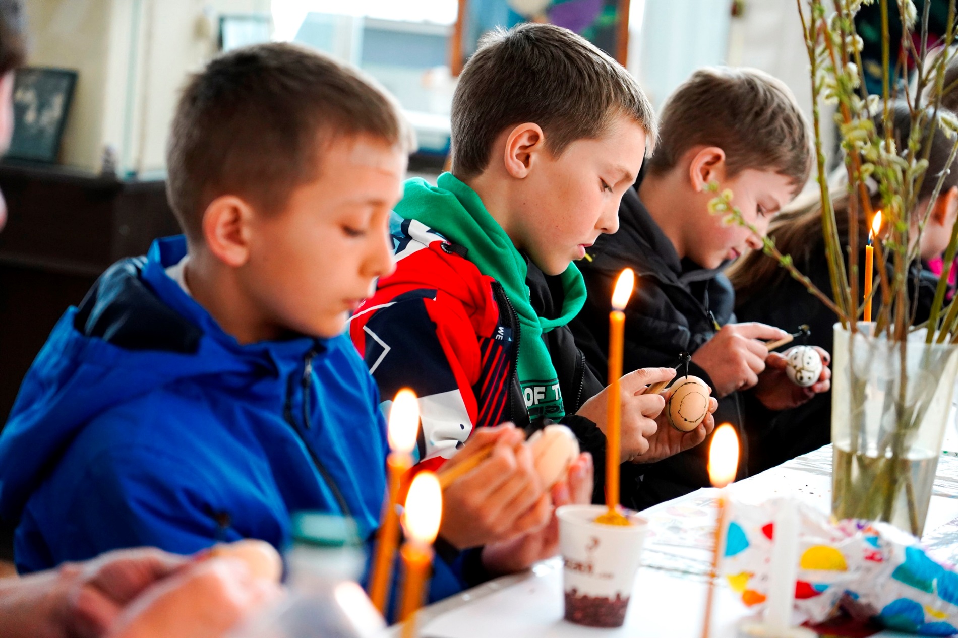 Писанки і перший досвід: у Барському музеї провели великодній майстер-класи для дітей