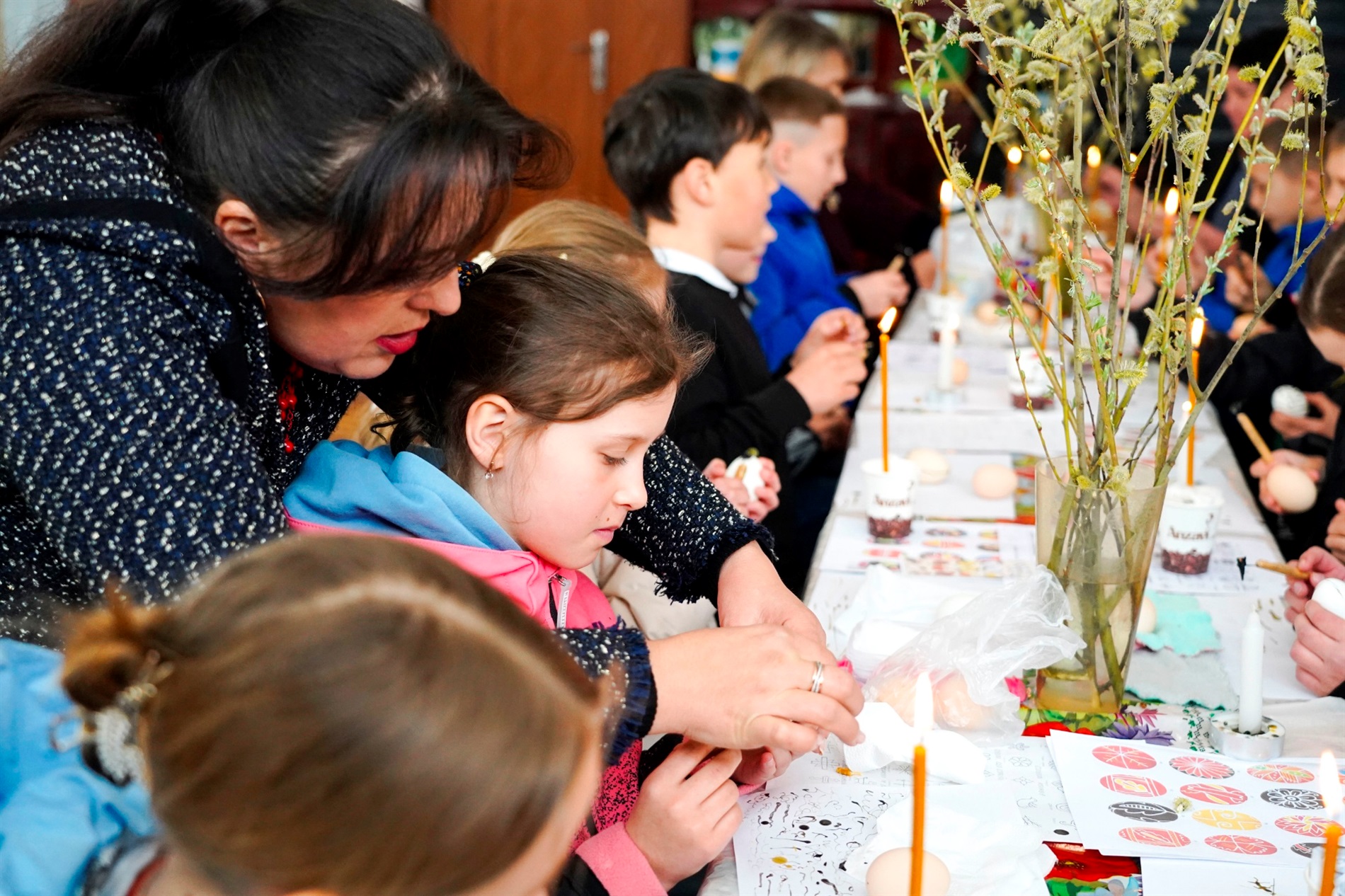 Писанки і перший досвід: у Барському музеї провели великодній майстер-класи для дітей