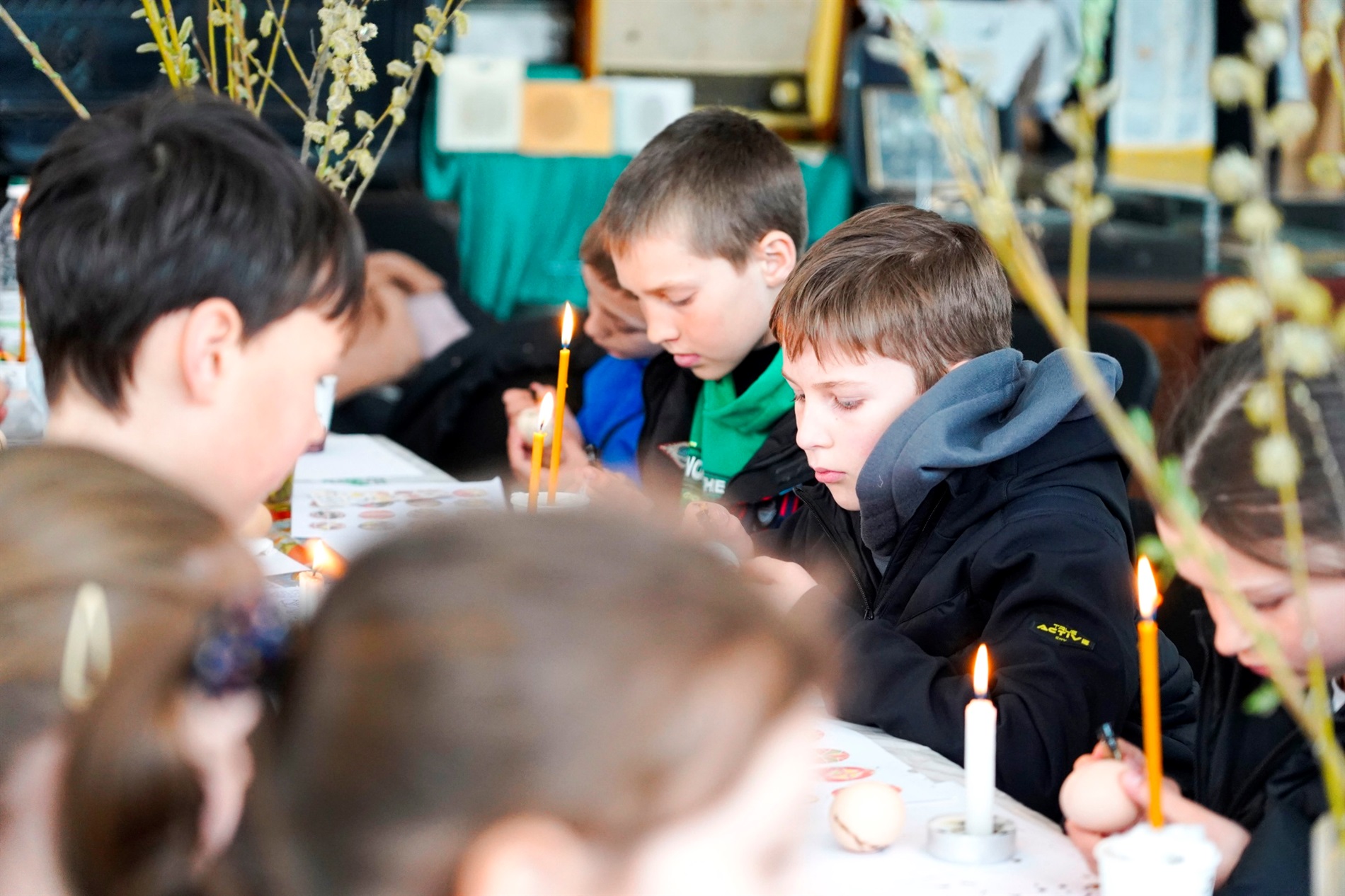 Писанки і перший досвід: у Барському музеї провели великодній майстер-класи для дітей