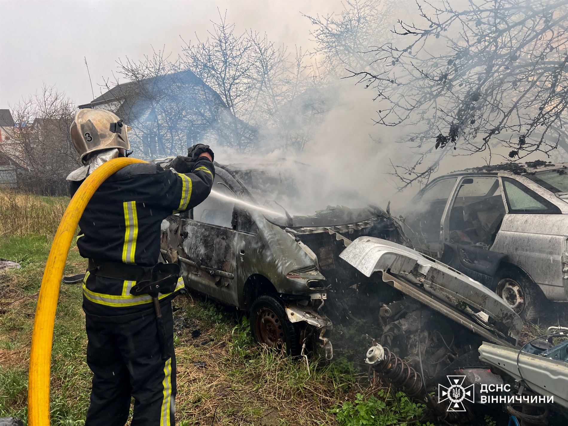 У Біличині сталася пожежа в будинку: на Вінниччині за добу ліквідували шість загорянь
