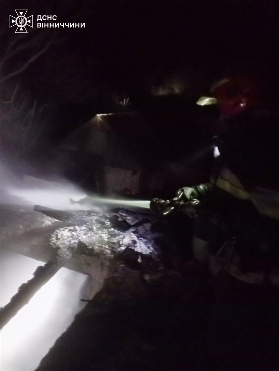У Біличині сталася пожежа в будинку: на Вінниччині за добу ліквідували шість загорянь