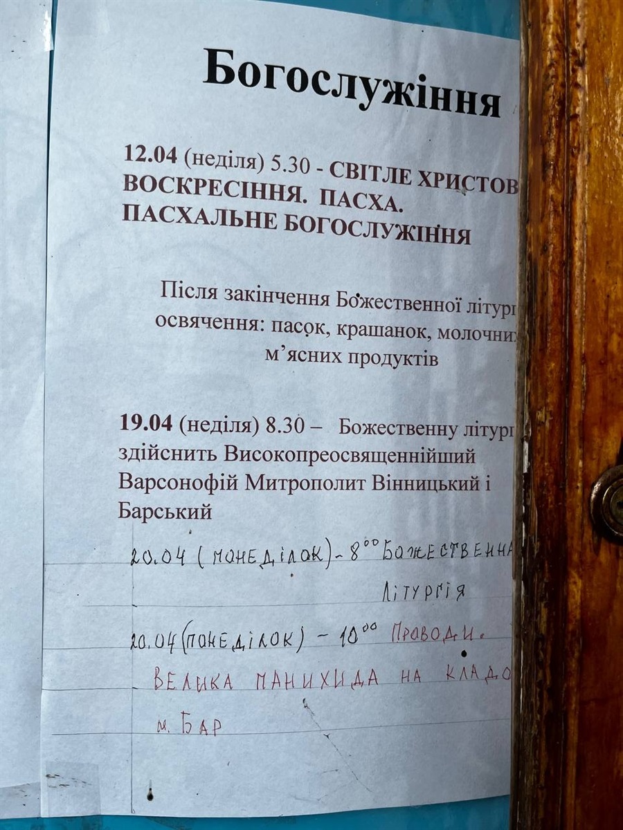 Коли освячуватимуть великодні кошики у м. Бар та околицях: розклад у храмах