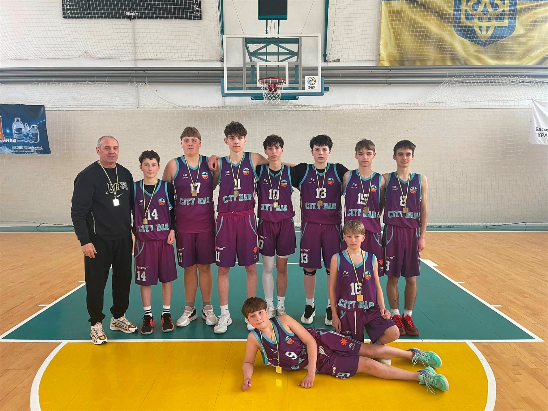 Барська команда «Колос» стала чемпіоном області з баскетболу серед кадетів U-15