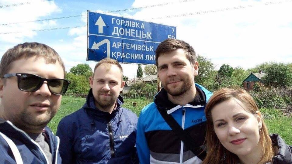 Зі зйомок циклу «Діти війни». Фото з особистого архіву Ірини Стороженко  