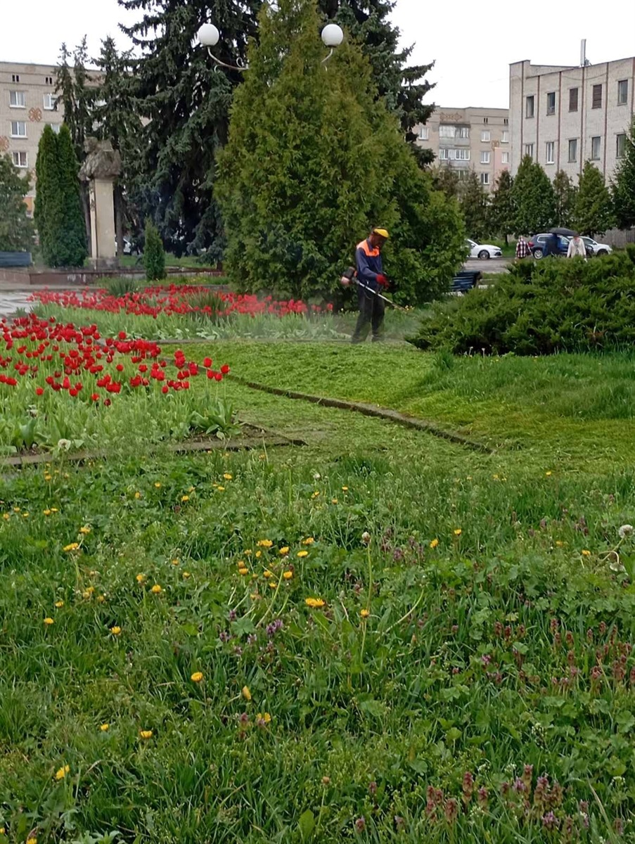 У Барській громаді встановлюють контейнери для сміття та косять траву