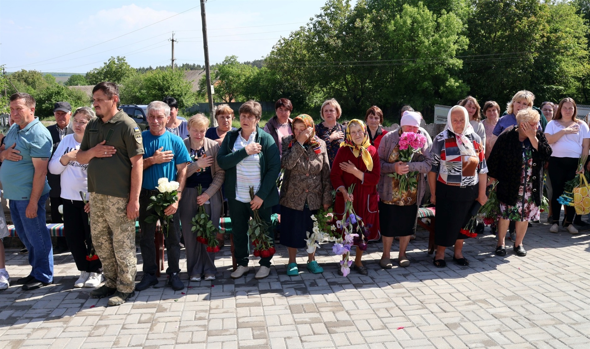 У Мальчівцях Барської громади відкрили Алею Слави загиблим Захисникам