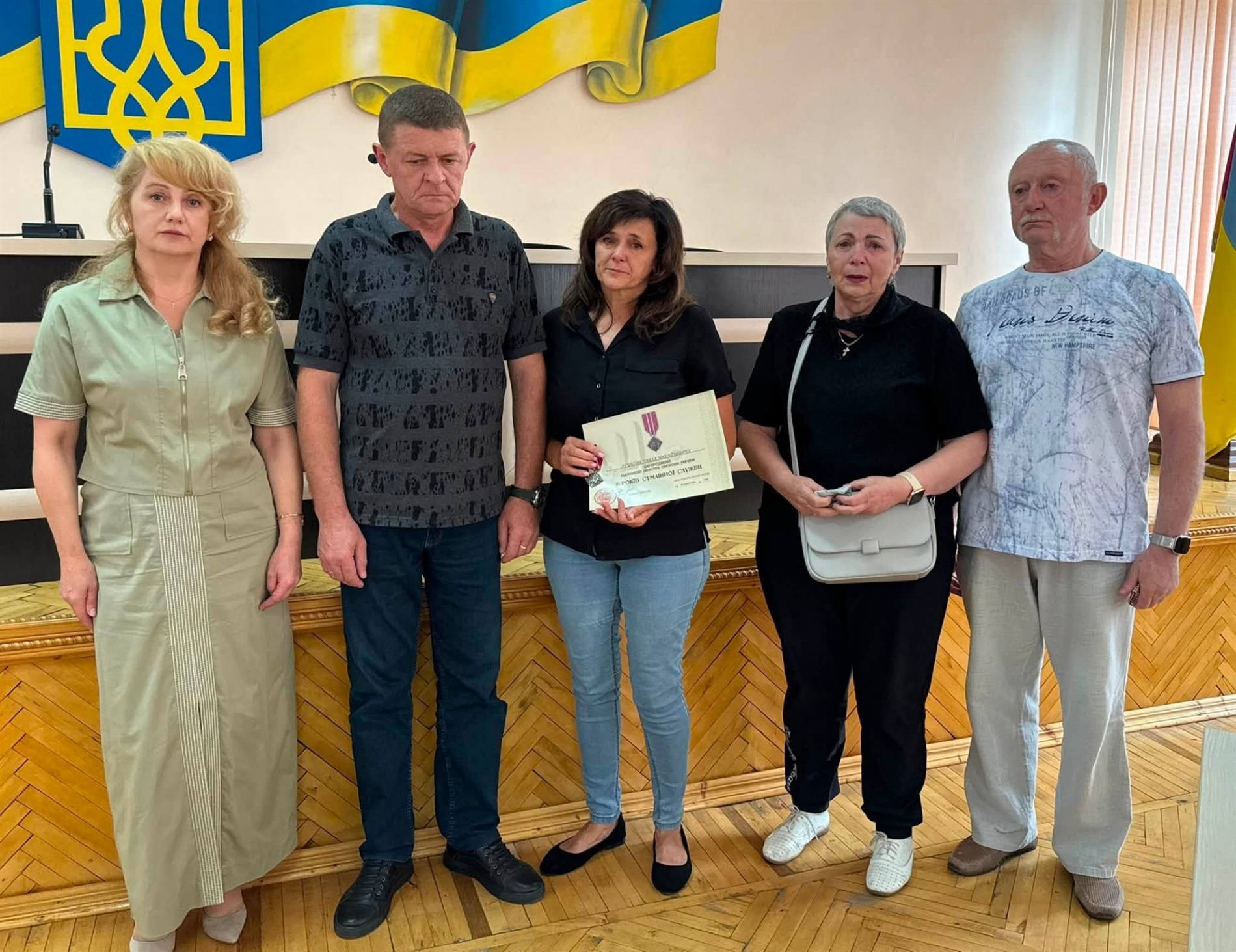 Родинам трьох полеглих Героїв із Барської громади вручили державні нагороди